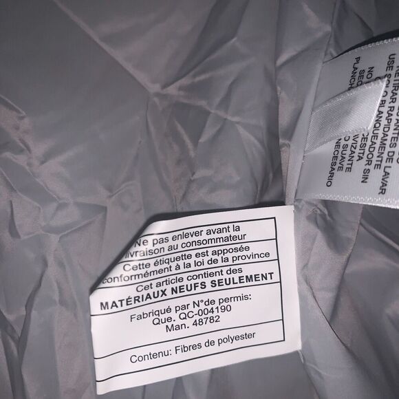 Women's Light Gray faux fur puffer jacket by Andrew Marc, size L spring wear - Picture 16 of 16